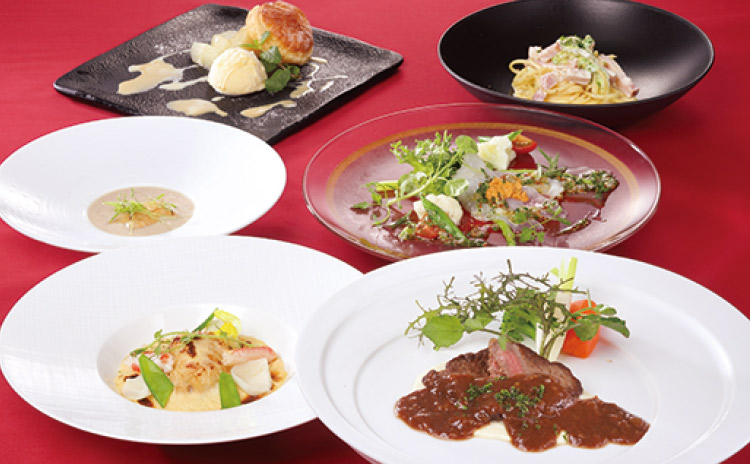 地元食材を生かしたフレンチ