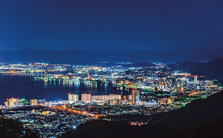 比叡山から望む夜景 ※写真はイメージ