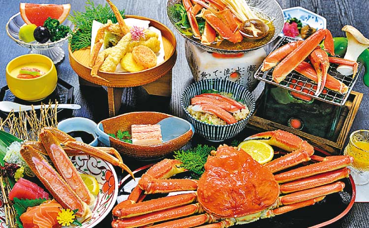 せせらぎ亭 八光館「蟹づくし御膳」