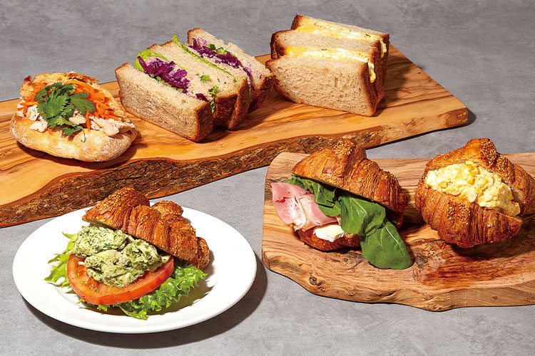 「THE CITY BAKERY」のサンドイッチ