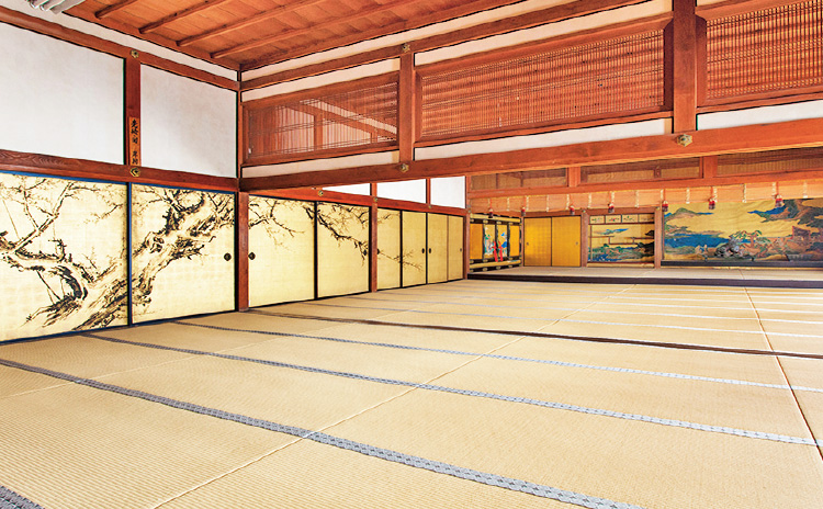 伏見城の遺構が残る大通寺