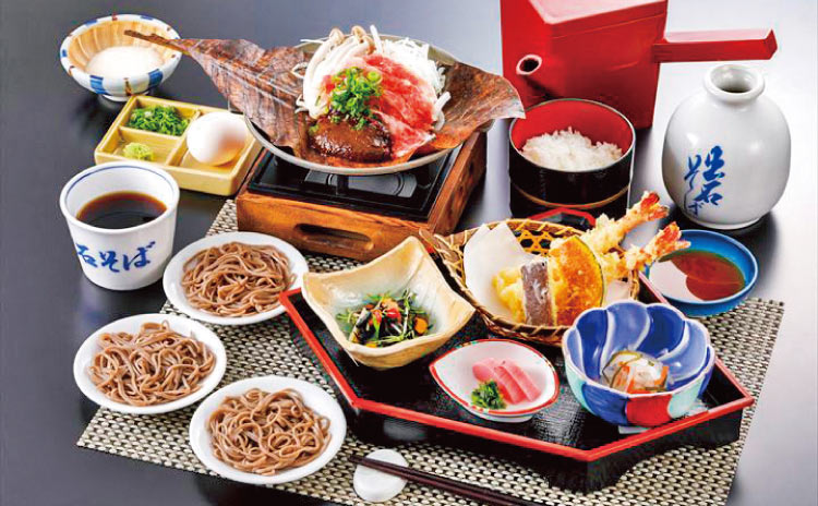 いずし堂の皿そば御膳「仙石」