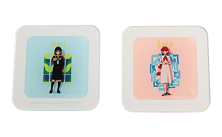 オリジナルコースターが付いたドリンクセットも ※数量限定