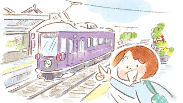 嵐電(京福電車)北野線 龍安寺駅/等持院・立命館大学衣笠キャンパス前駅2026年4月号