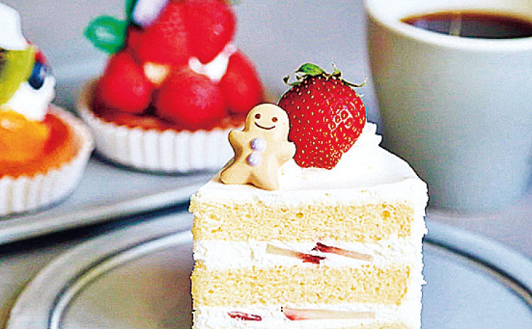 クリスマス限定いちごのショートケーキ／864円