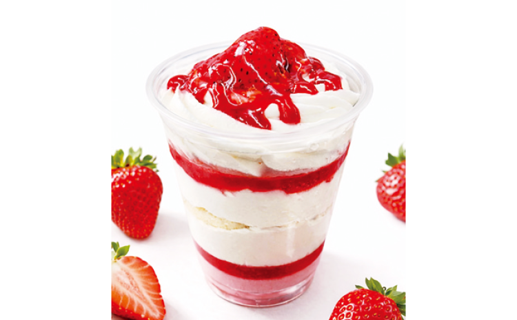 いちごパフェ／1個・756円