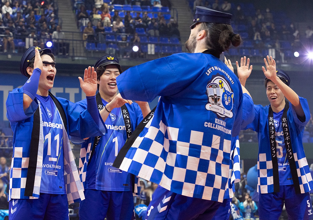 試合は京阪らしさが散りばめられた演出に