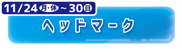 11/24～30ヘッドマーク