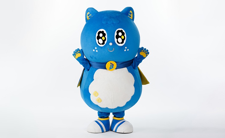 大阪ブルテオンチームキャラクター パピネスのグリーティング