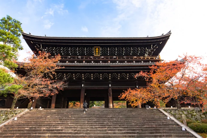 知恩院の紅葉の様子