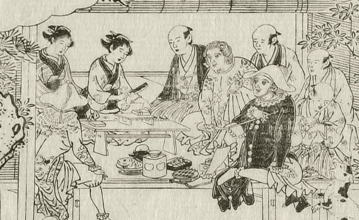 拾遺都名所図会「祇園二軒茶屋」