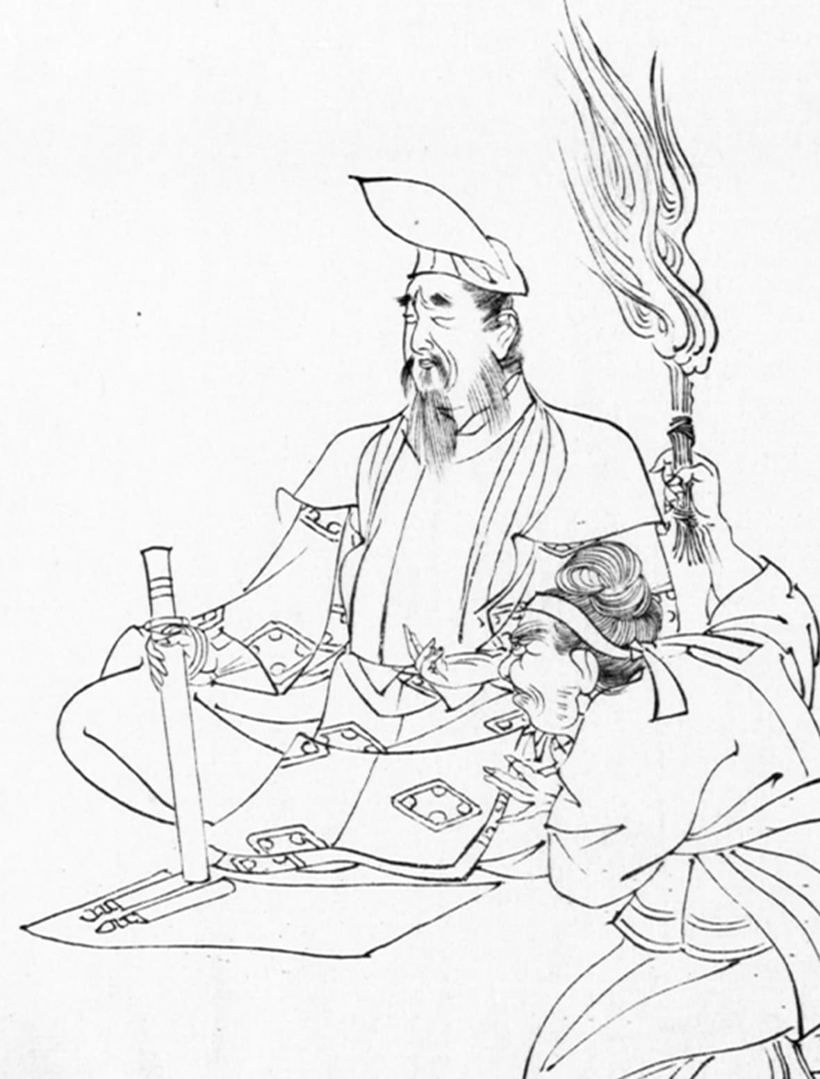 安倍晴明（菊池容斎著）『前賢故実』 国立国会図書館蔵