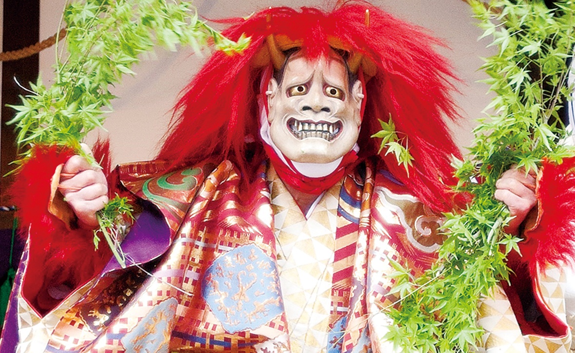 鬼女が登場する壬生狂言の『紅葉狩』