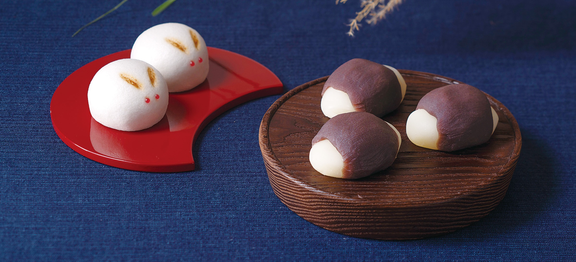 鶴屋𠮷信「月兎／1個・486円」「月見だんご／1個・324円」