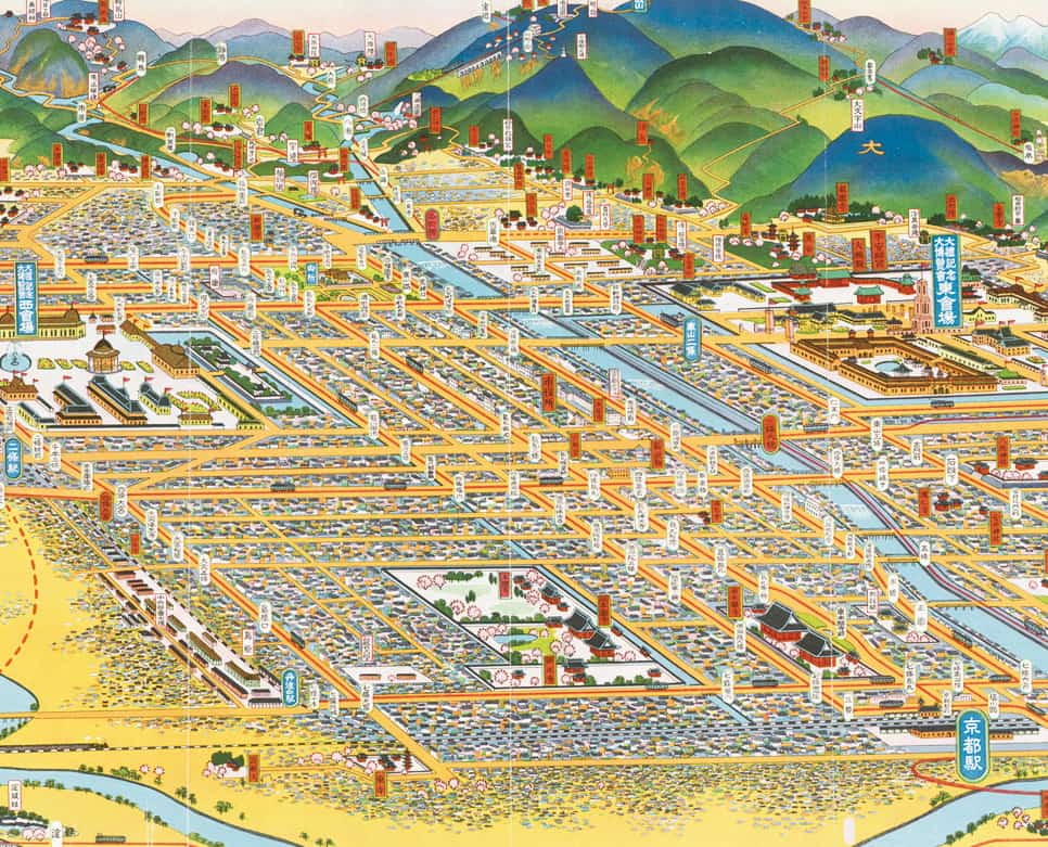 第二百十三回 京都の鳥瞰図(ちょうかんず)