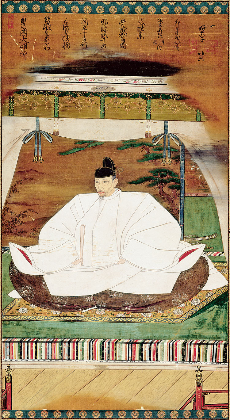 豊臣秀吉像 弓箴善疆賛 高台寺所蔵