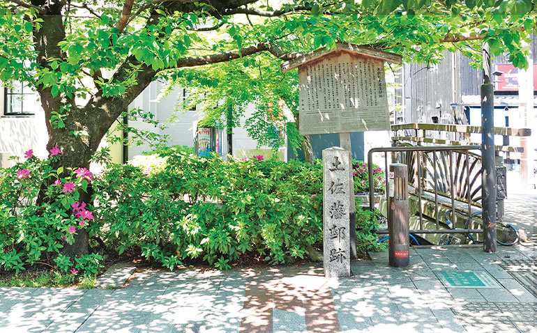 写真：土佐藩邸跡
