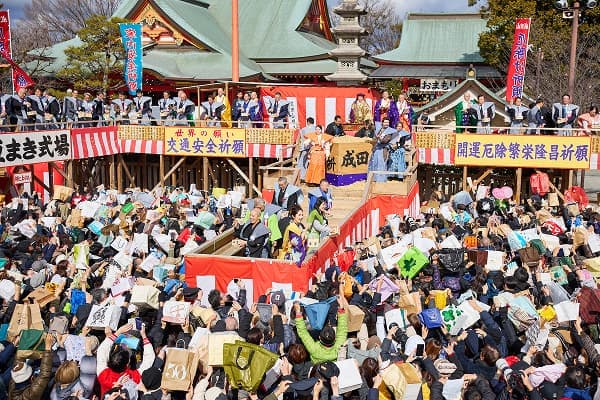 大阪 成田山不動尊の節分祭におけいはん・仁村紗和さんが参加しました！