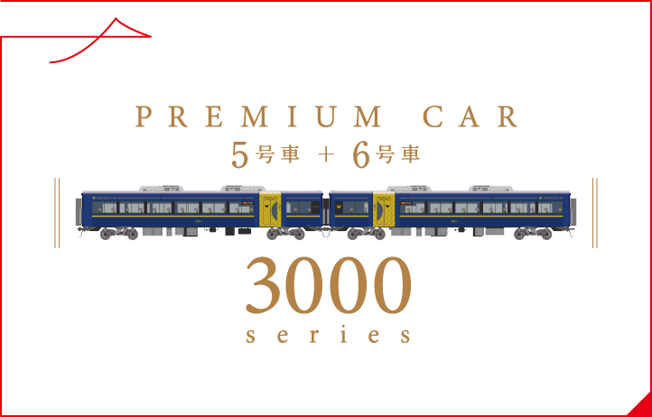 PREMIUM CAR 5号車 + 6号車 3000 SERIES