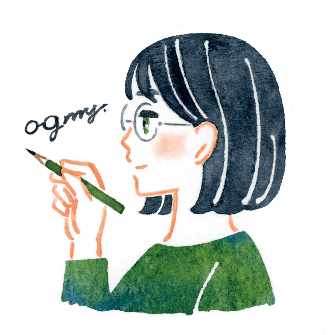 ラッピングイラスト 小倉マユコ