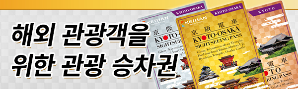 해외 관광객을 위한 관광 승차권