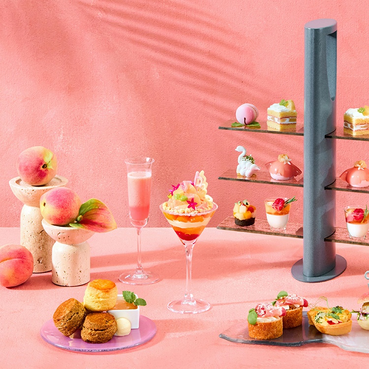 ピーチ・パルフェ・アフタヌーンティー