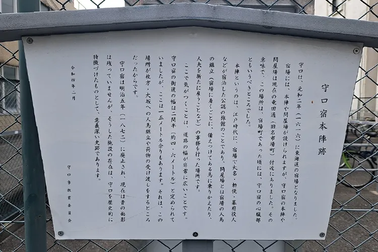 守口宿本陣跡