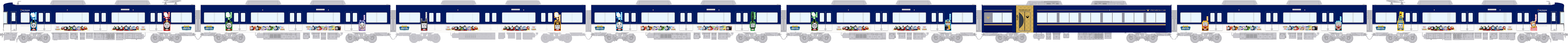 きかんしゃトーマスとなかまたちPRトレイン ラッピングデザイン