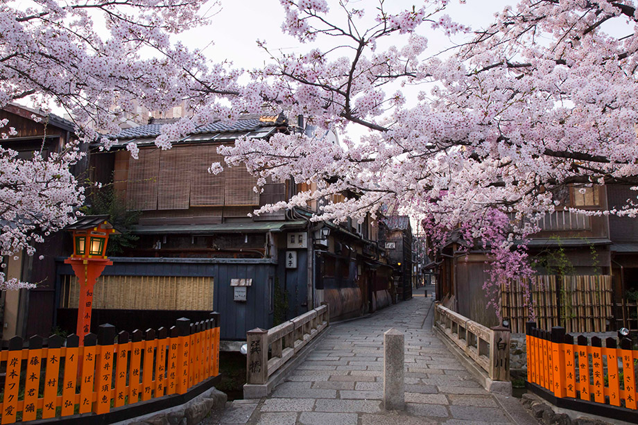 Shirakawa River in Gion