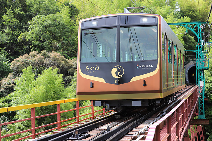 石清水八幡宮參道纜車