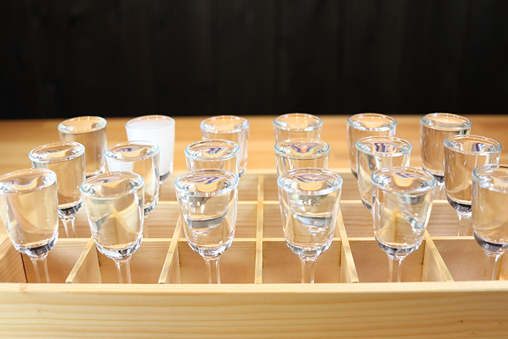 Sake-tasting