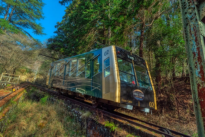 叡山纜車、空中纜車