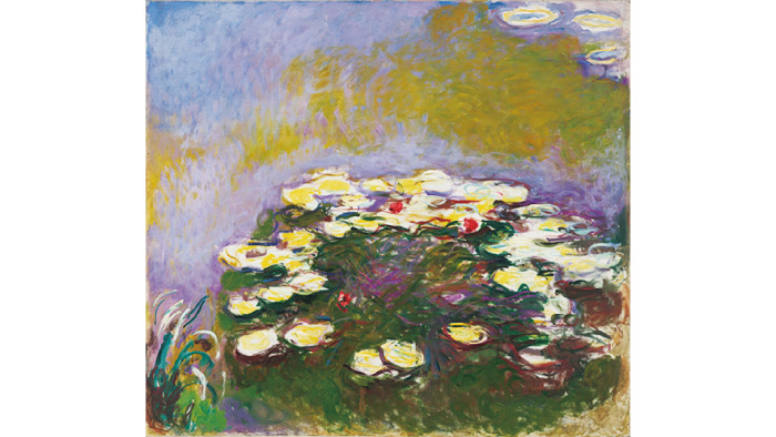 クロード・モネ《睡蓮》 1914-17年 180×200cm アサヒグループ大山崎山荘美術館蔵