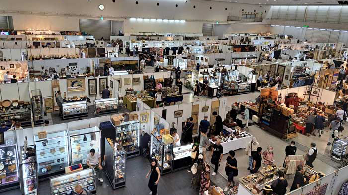 骨董品　アンティーク　銅製品　微兵検査場 京都アンティークフェア | 京阪グループ