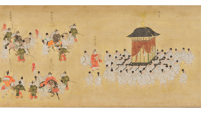 《寛永行幸絵巻》(部分) 個人蔵