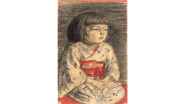 岸田劉生「麗子肖像」1920年、山王美術館