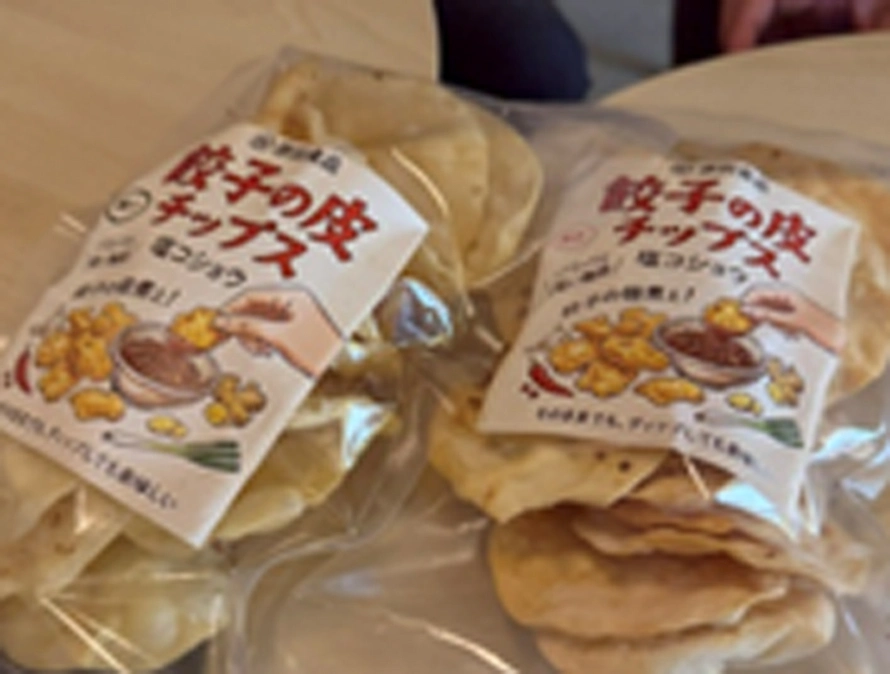餃子の皮チップス